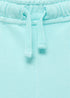 Mango Cotton shorts with elastic waist (Blue)